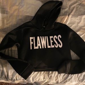 Flawless crop top hoodie